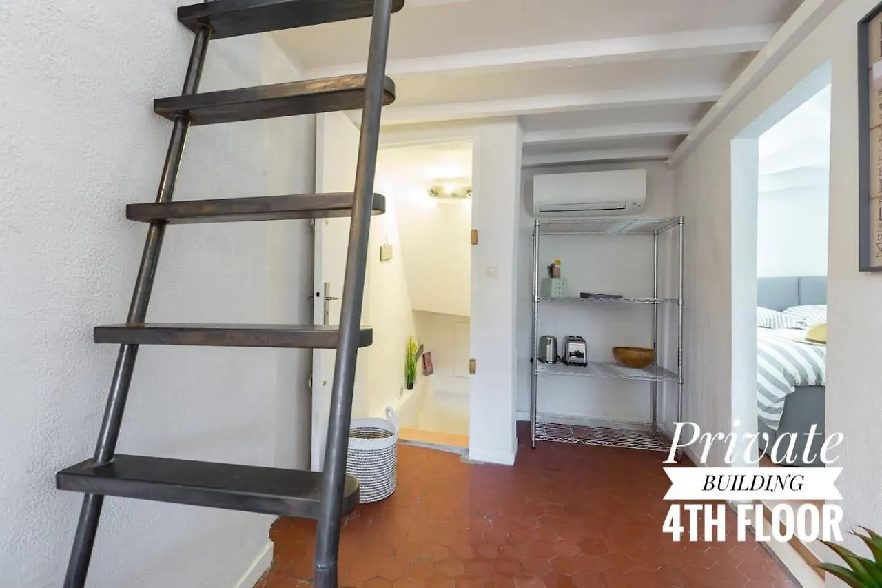 公寓 Private Building, 4 Apts, Unique At Nice- Old Town