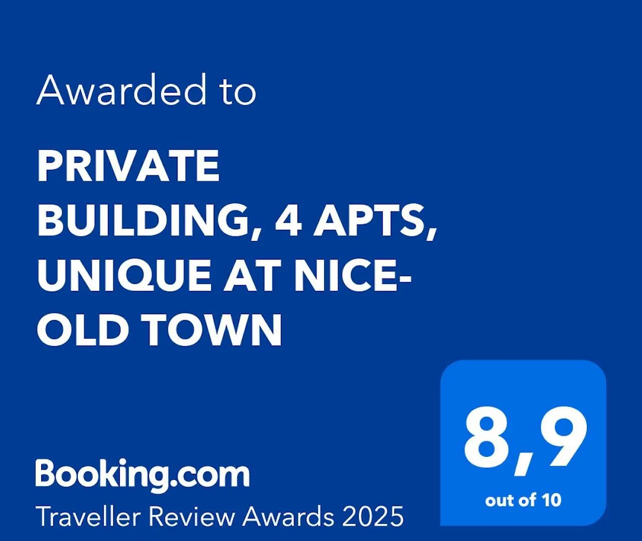 Private Building, 4 Apts, Unique At Nice- Old Town 0*, 尼斯 法国